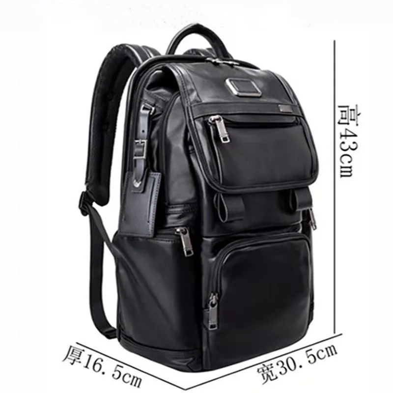 

Men's Genuine Leather Backpack, Business Travel Laptop Bag, Stylish & Durable Casual Backpack 9603174D3