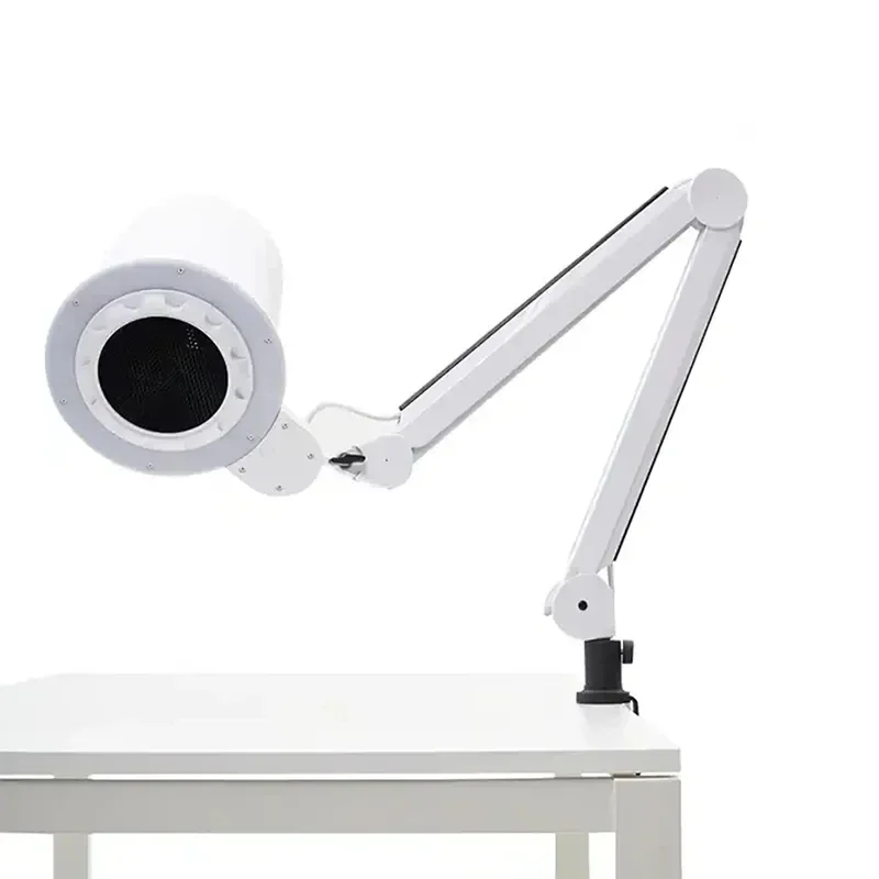 Professional 4blanc Client Oem Two-in-one Shadowless Lamp Nail Dust Collector For Nail Salon