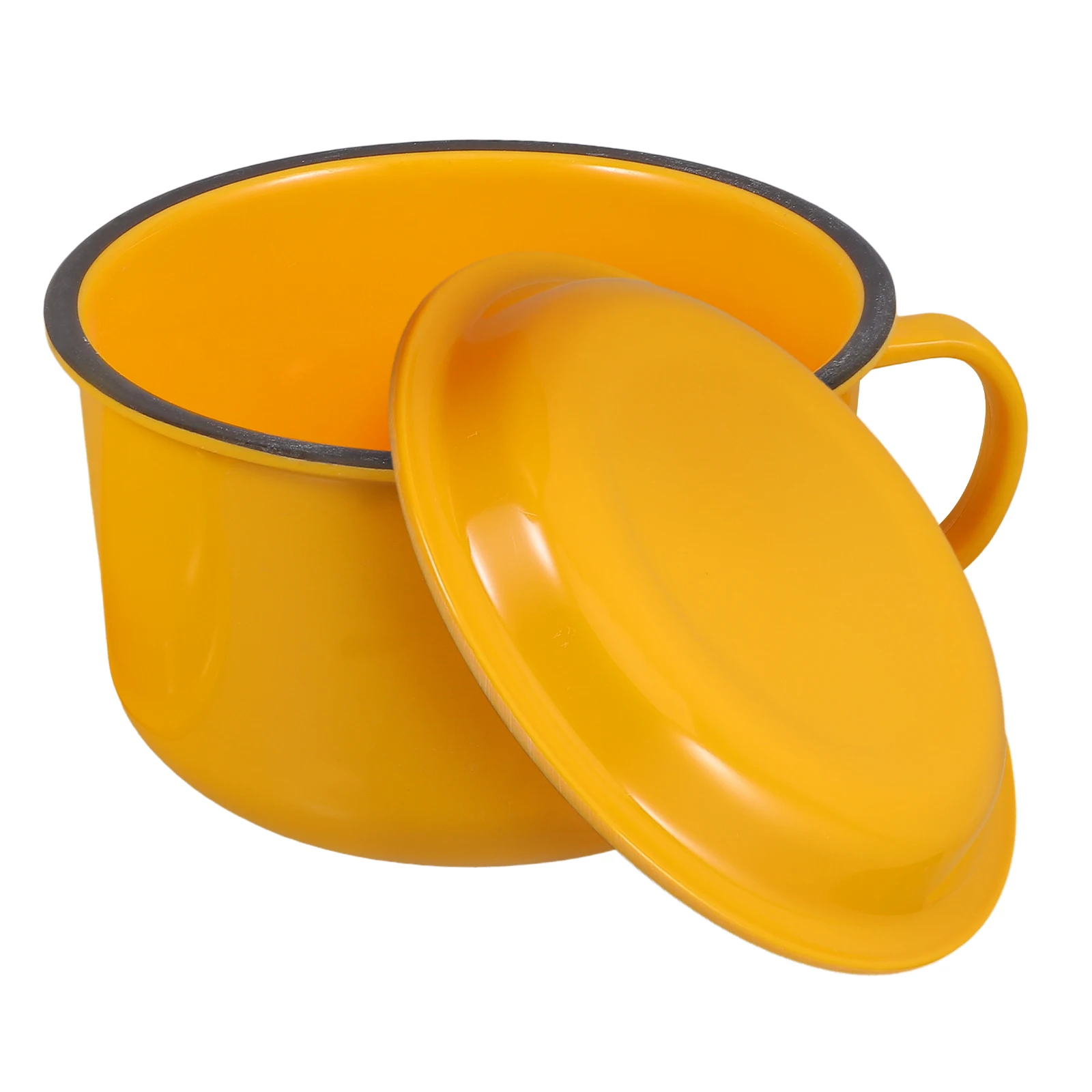 

Ramen Bowl Set Melamine Large Cute Instant Microwaveable Kitchenware Retro Design Practical Food Serving Supply