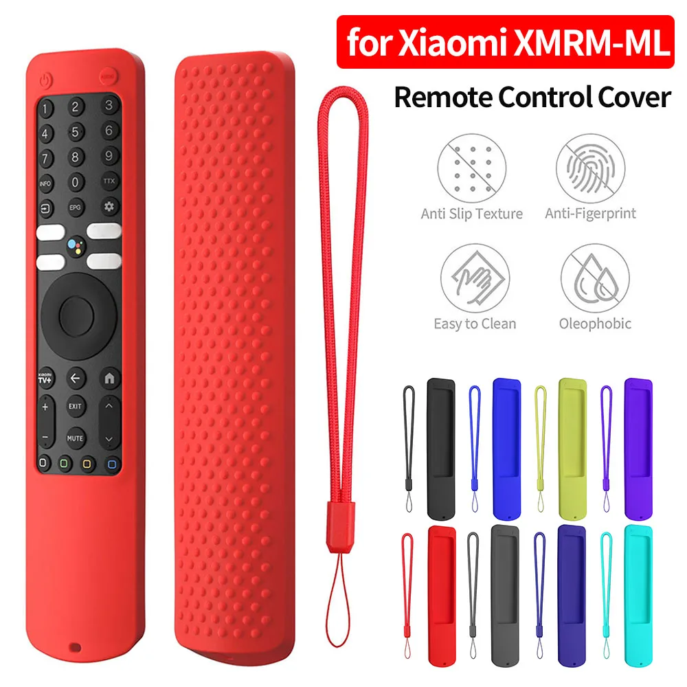 Remote Control Cover for XMRM-ML Silicone Case Anti-Scratch Protective Cover For Xiaomi Ultra HD 4K QLED TV Q2 50/55/65 Inch