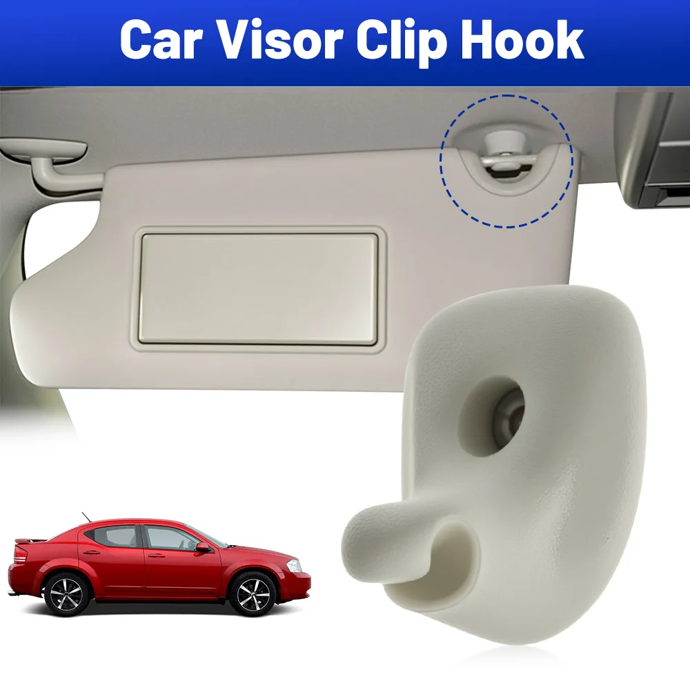 

1pc Car Sun Visor Support Retainer Clip 1GW25DW1AA Auto Interior Accessories for Dodge Chrysler Sebring Avenger 2008 2009 2010