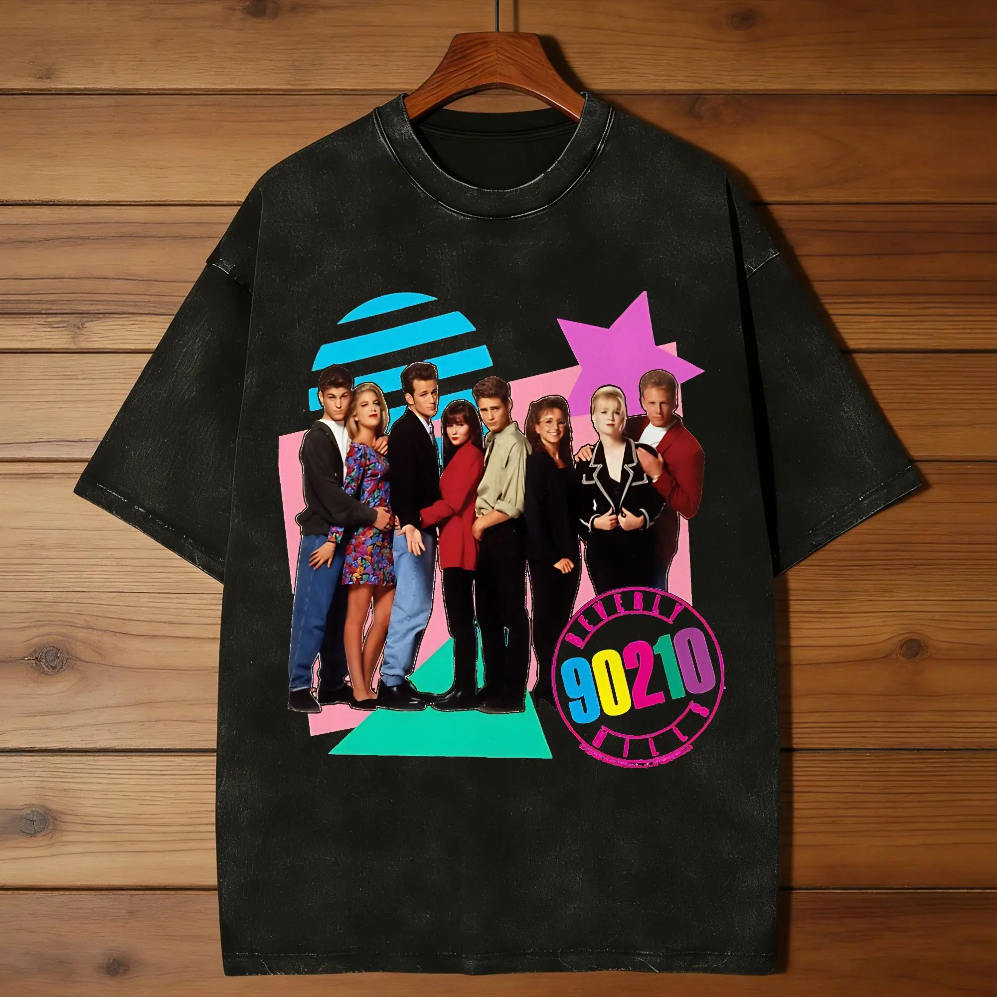 Summer Hill Clothing - Koszulka męska Beverly Hills, 90210 w