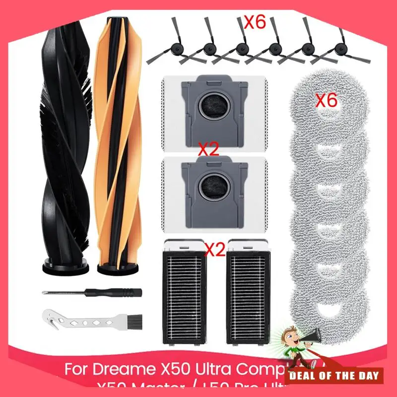 24-часовая доставка аксессуаров Fordreame X50 Ultra Complete/X50 Master/L50 Pro Ultra, запасные части для пылесоса