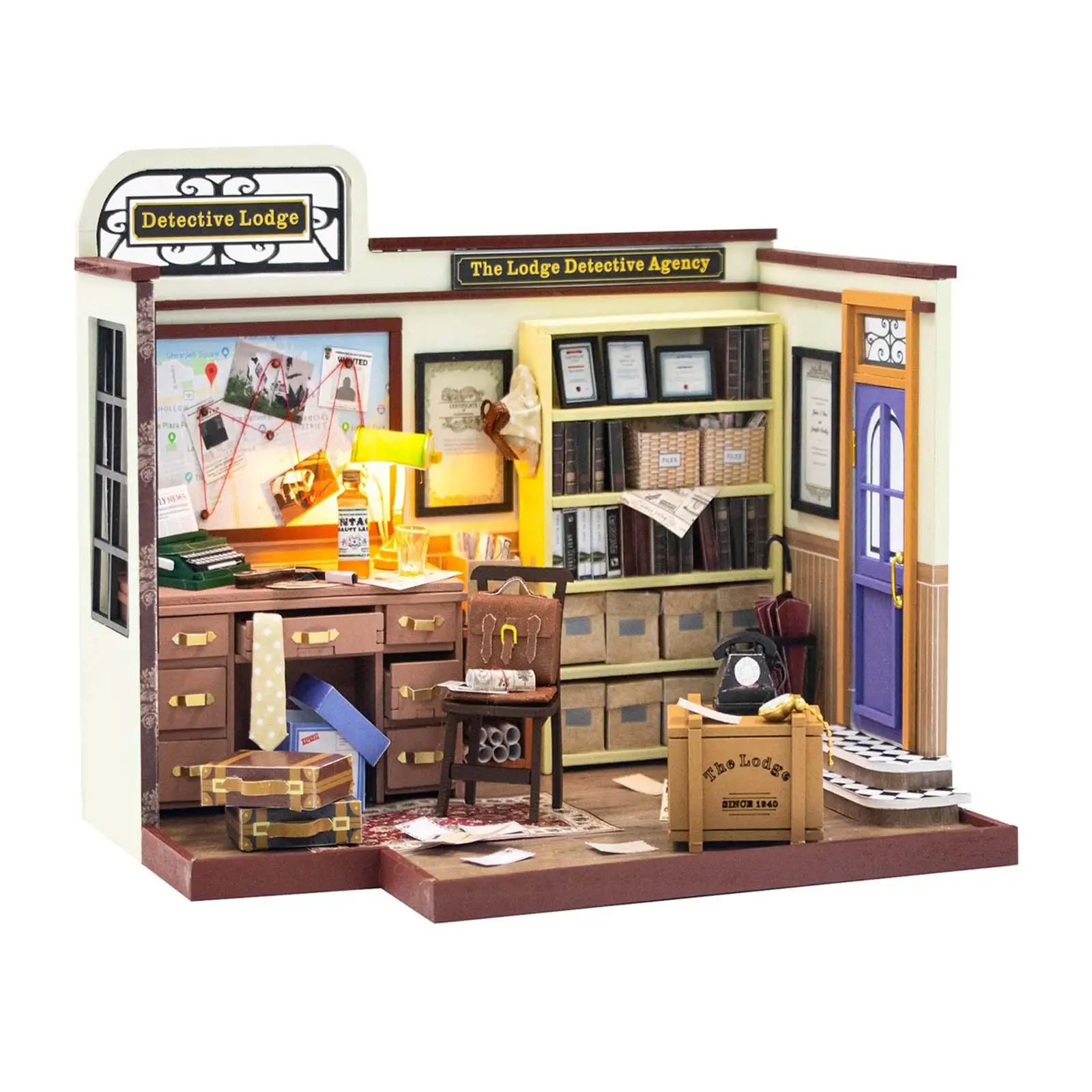 Wooden Miniature Dollhouse Kits Easy to Assemble Wooden House Cottage for Children Ages 8 Years Old up Boy Girls Adults Teens