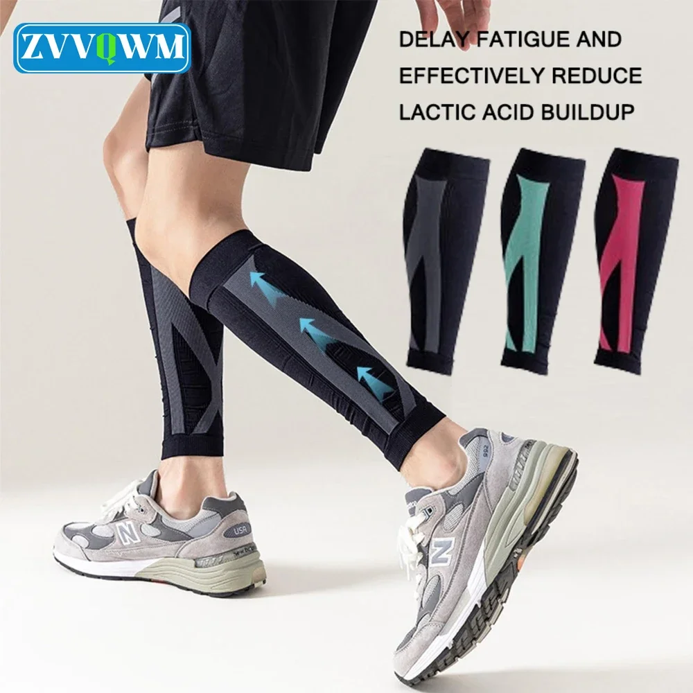 

1Pair Lower Leg Compression Sleeve Sports Women Men Running Shin Splint Calf Sleeve Basketball Varicose Vein Leg Sleeve Swelling