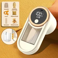Portable Electric Lint Remover for Clothing Fabric LED Display Rechargeable Fuzz Pellet Remover Fabric Shaver