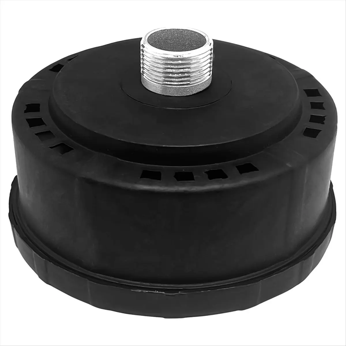 KSOL 1pcs 25mm/1Inch Air Compressor Noise Reducer Silence Filter,Plastic Shell Round Muffler Filter
