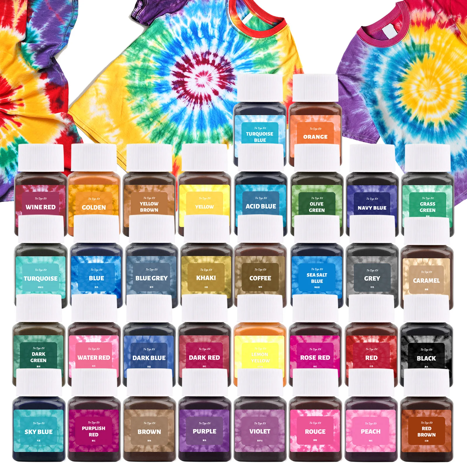 원단 섬유 염색 면 의류 타이 염색, 파우더 염료, 오래된 옷 리퍼비시, 다기능 안료, 30ml, 50ml