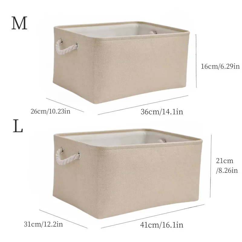 Linen storage basket, large size for storing clothes, quilts, and toys