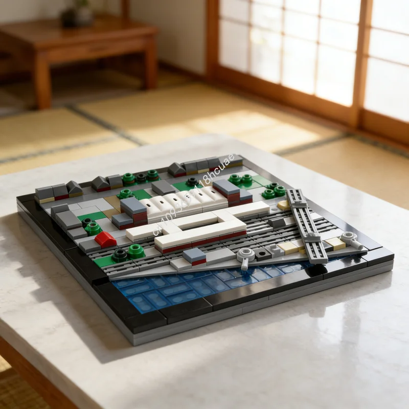 

299 деталей MOC «Городская торговая галерея», архитектурная модель, конструктор, развивающий набор для самостоятельной сборки, рождественский подарок, игрушка, креативная идея, обучающий конструктор