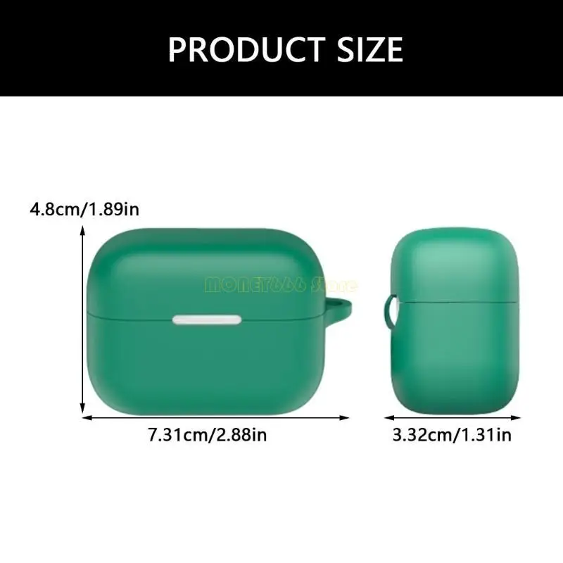 Aeroclip 커버 충격 방지 껍질 세척 가능한 하우징 해독제 슬리브 소프트 실리콘 피부를위한 F62C 유연한 이어 버드 보호 케이스