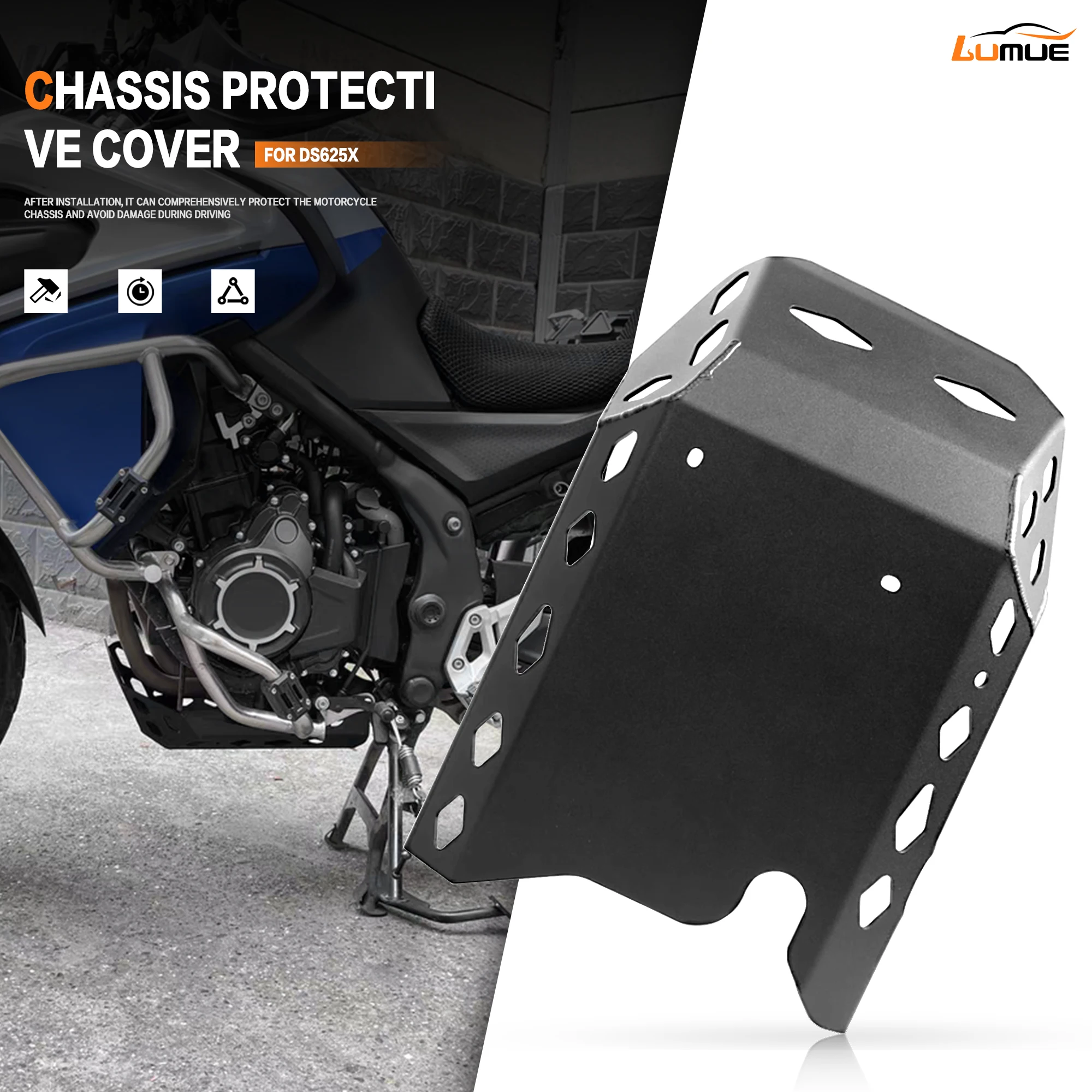 

Fit For VOGE Valico DS625X Motorcycle Engine Guard Protector Cover Chassis Skid Plate DS625 X 625DS 2025