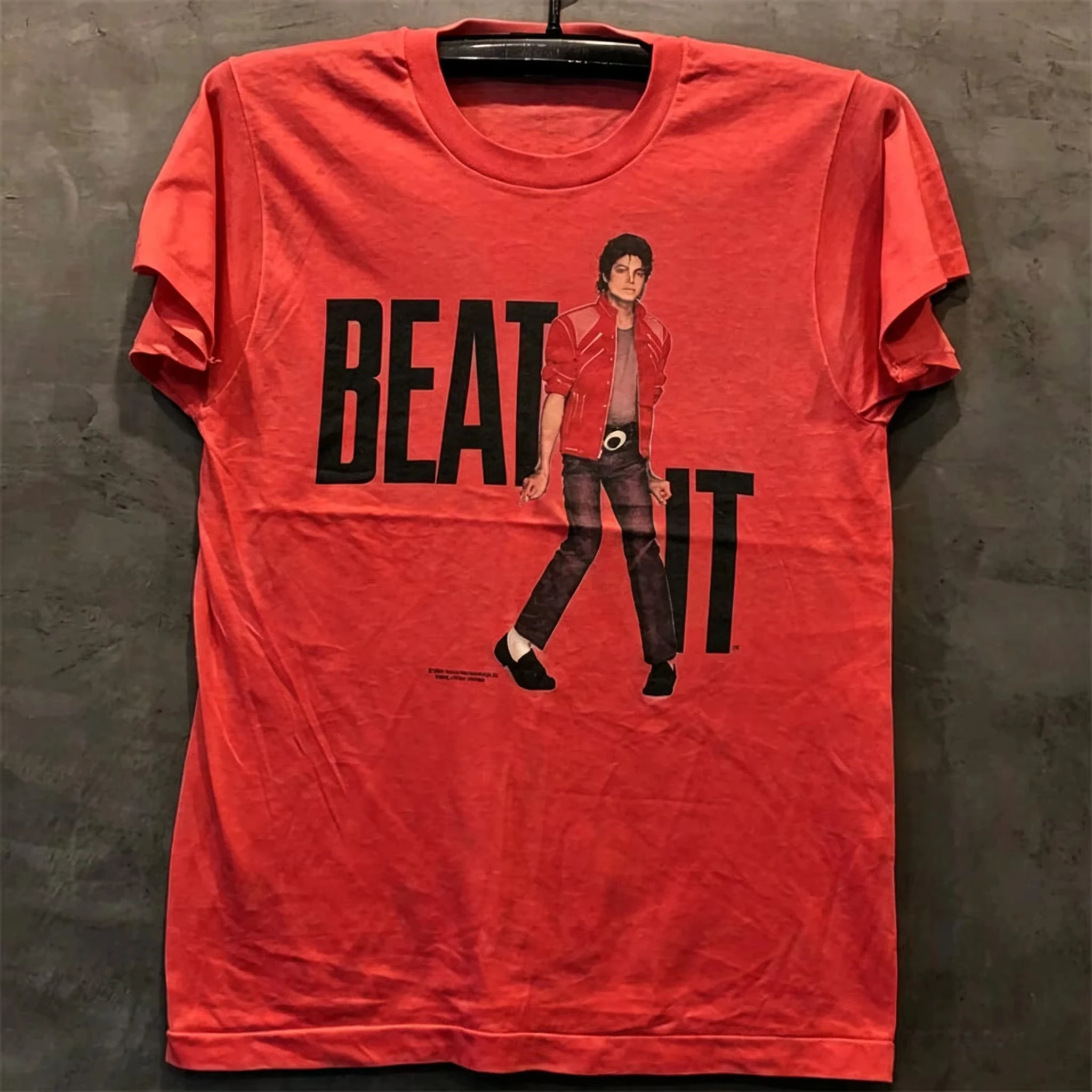 Vintage Michael Jackson Portrait Übergroßes Top für Herren, T-Shirt für Damen, T-Shirt für Jungen, für Erwachsene, Kinder, Eltern – Detail 5