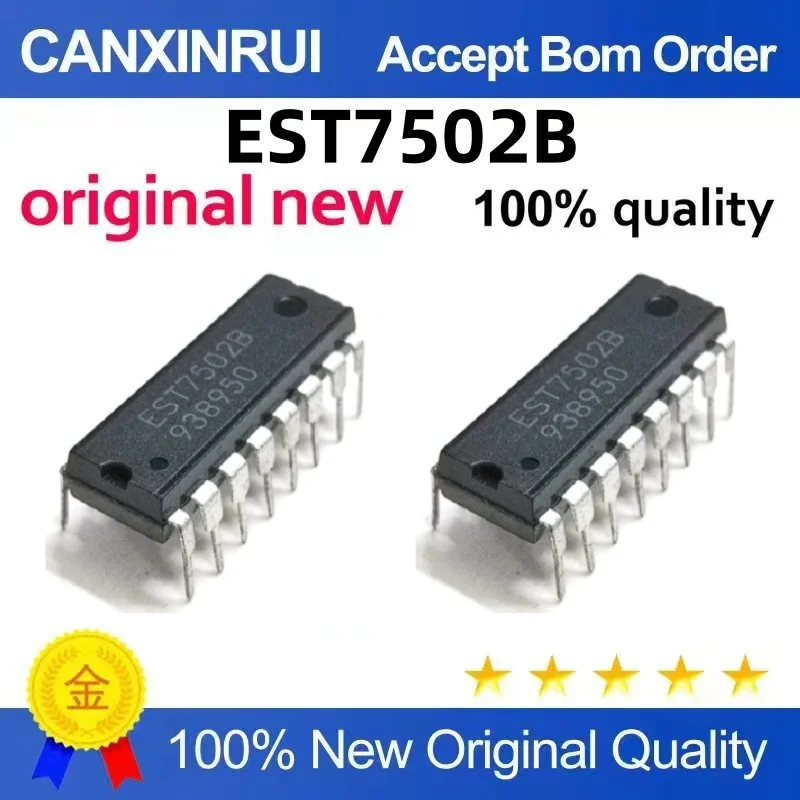 (10-300piezas)The new original EST7502B DIP-16 spot chip is a starting shot and is ready to go
