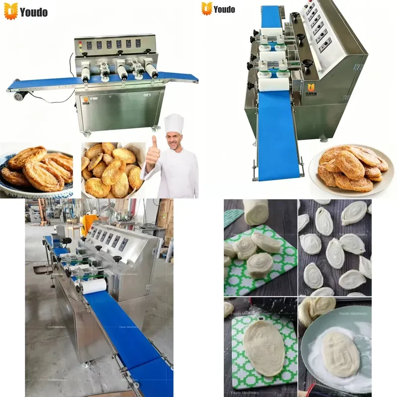 Factory Supply Otap Manufacturing Machine Automatic Dough Rolling Moulder Make Ox Tongue Biscuit Sole Pastry