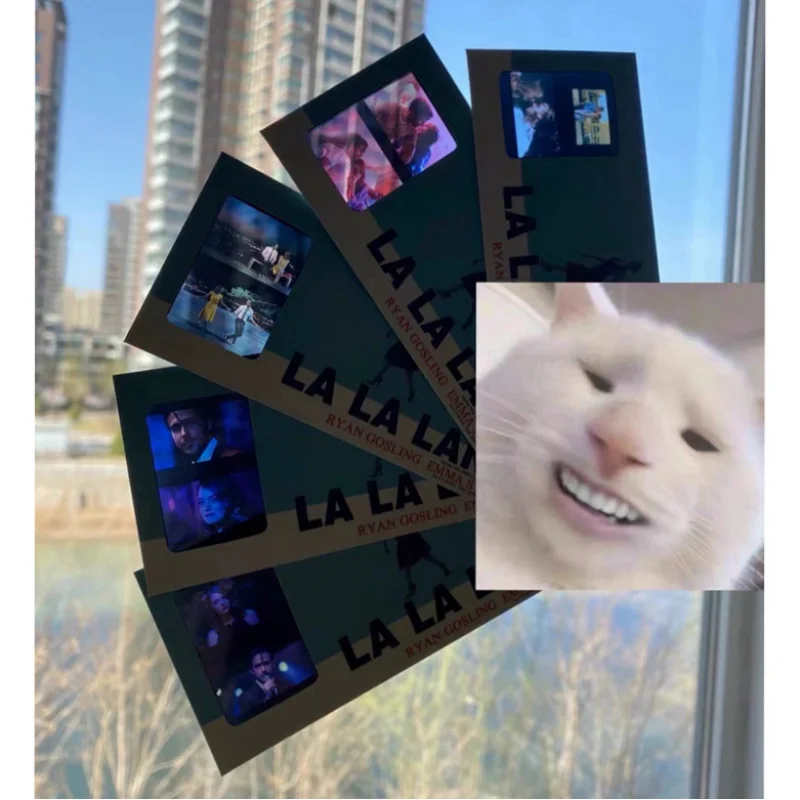 Customized High-End Film Bookmark Customization Handmade Transparent Small Film Separator Page Postcard Custom Printing