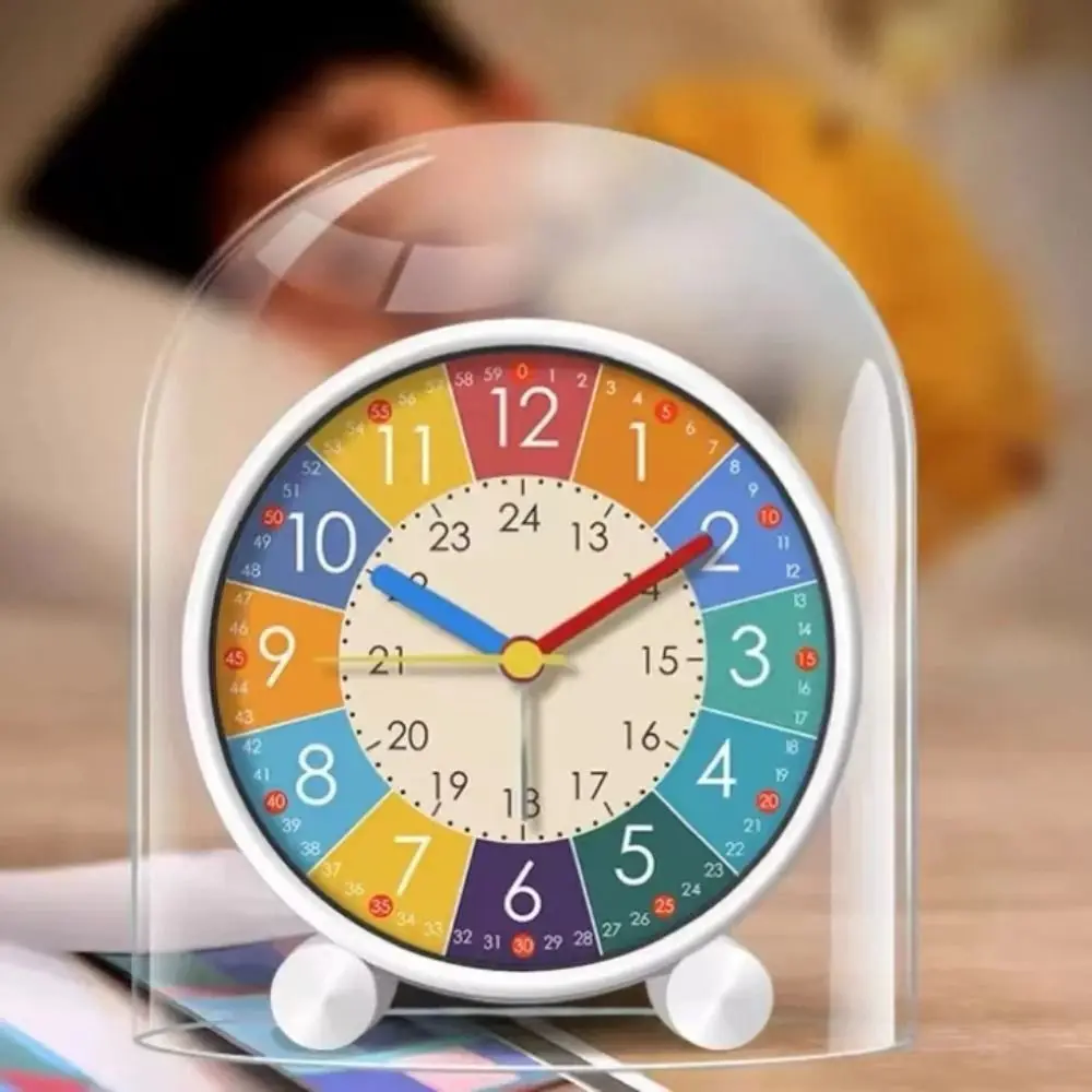 Desktop Decoration Mute Alarm Clock Creative Silent Children Clock Small Learning Clock Children Educational