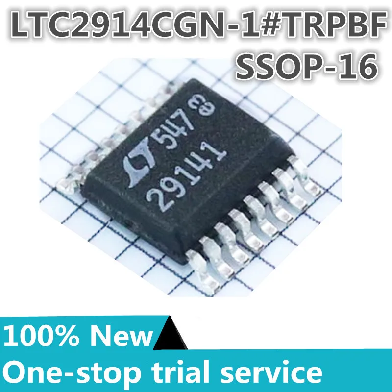 2-100pcs %New original LTC2914CGN-1#PBF LTC2914CGN-1#TRPBF SSOP-16 Silkscreen 29141 four-way voltage monitor