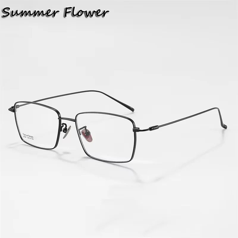 

Мужские титановые линзы Gafas по рецепту для очков, близорукость, минус, оптическая оправа для очков, ультра легкие мужские гибкие очки