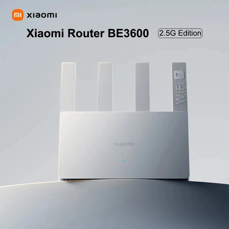 Nieuwe Xiaomi Router Be3600 Wifi7 2.4/5Ghz Duan Bands 160Mhz 3570Mbps Mesh Networking Gaming Versnelling 2.5G Ethernet Poort