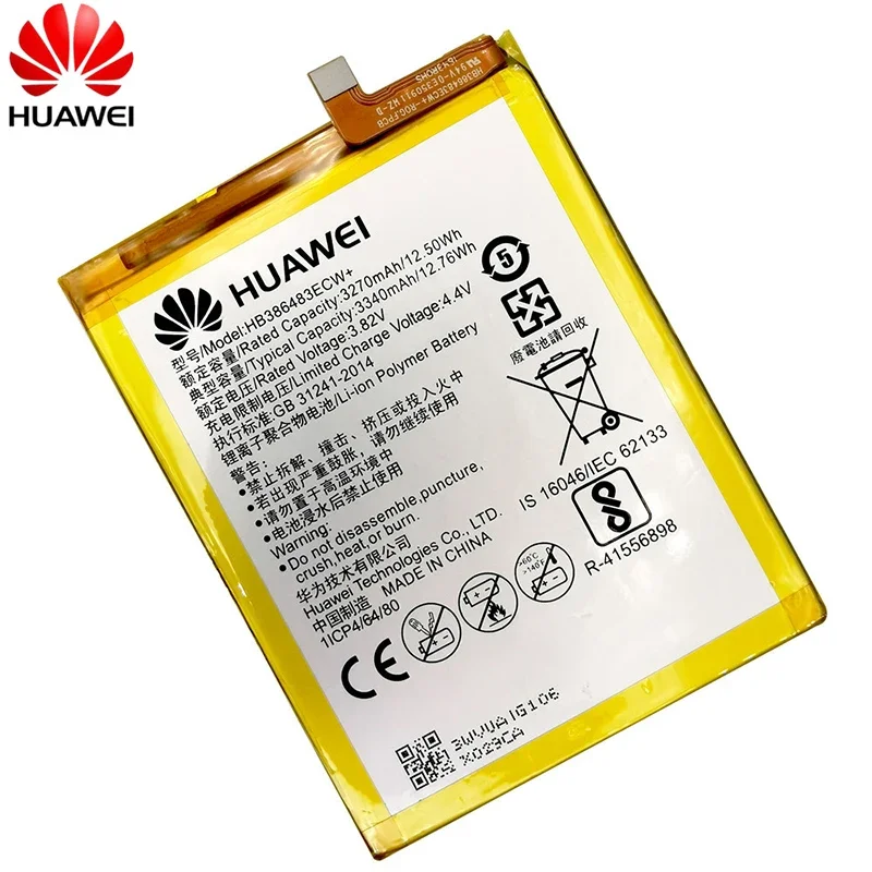 Huawei Original Battery HB386483ECW+ 3340mAh for Huawei Maimang 5 / Honor 6X G9 plus MLA-AL00 MLA-AL10 Replacement Batteries