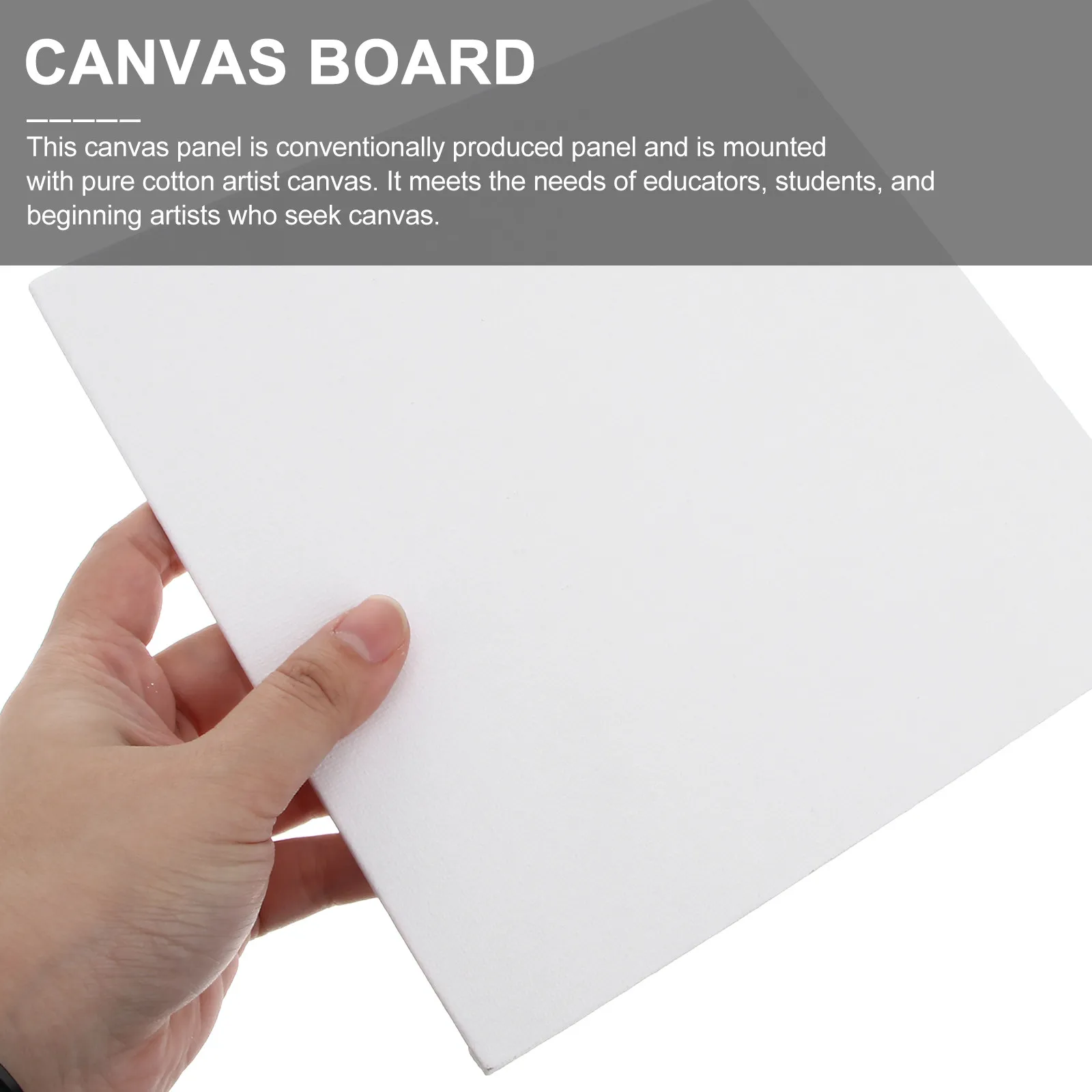 

4Pcs Oil Painting Canvas Panel Boards 20x20cm Artist Canvas Boards for Students Hobbyists Acrylic Oil Tempera Art Practice