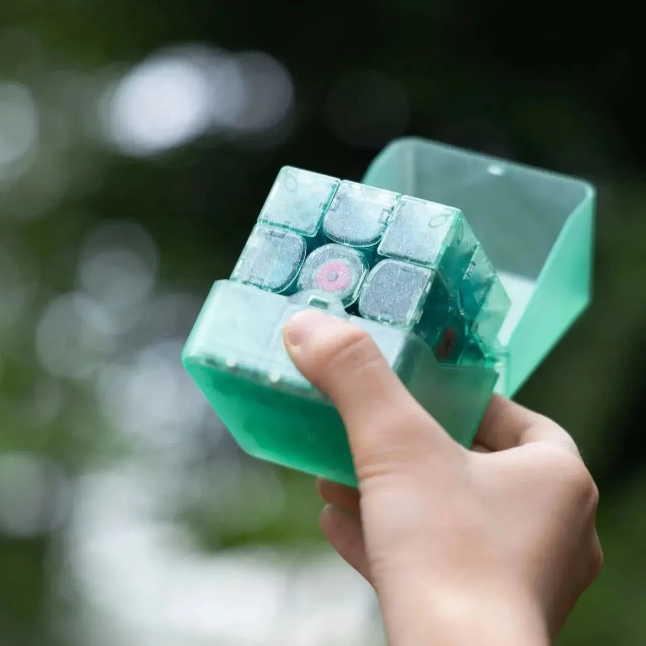 GAN15 Maglev Emeraldox Gan 3x3 cubo colección limitada de verano SpeedCube cubo magnético competición profesional juguete rompecabezas mágico