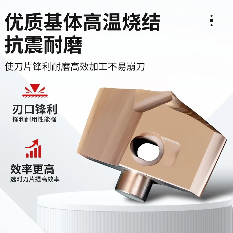 

Extended Coolant Thru Violent Drill CNC Crown Drill Insert Stainless Steel Steel Cutting Blade Long Shank Spade Drill Tip
