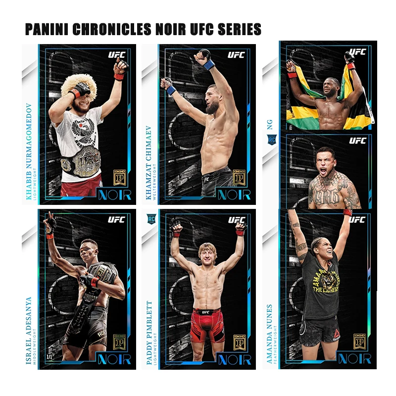 Aljamain Sterling Amanda Nunes Daniel Rodriguez Dustin Poirier Panini UFC Series Diy Homemade Collection Flash Card Toys Gift