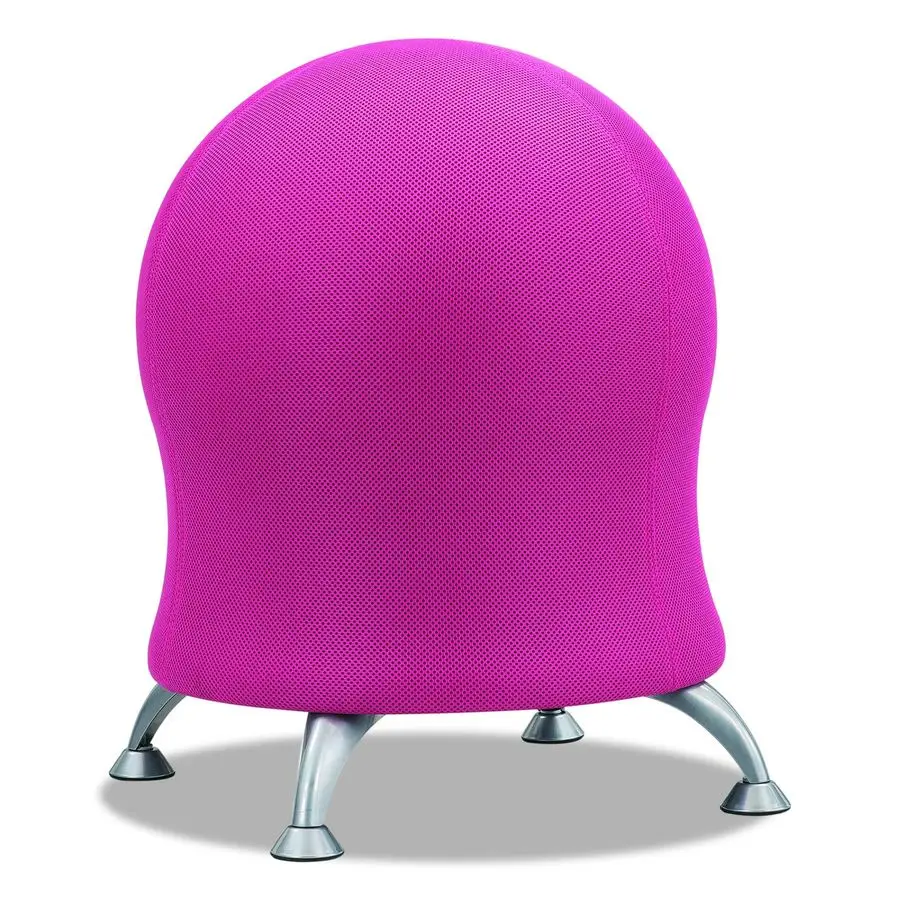 

Zenergy Ball Chair, Active Seating, AntiBurst, Inflatable Chair for Home Office and Classroom, Pink Mesh