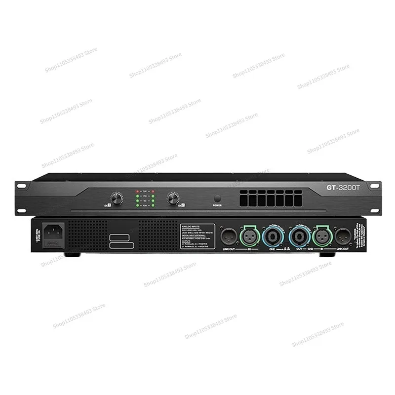 For Digital Power Amplifier, Professional Stage, Home Karaoke Dual-channel Audio Amplifier, High Power