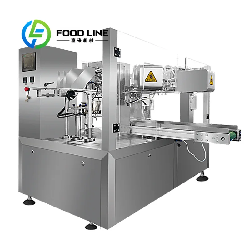 Premade Bag Filling Sealing Machine Simple Human-Machine Interface Enables New Operators To Master Packing Parameters Quickly