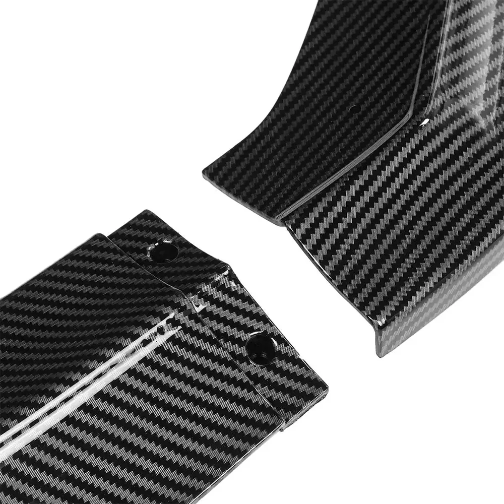 3Pcs Car Front Bumper Spoiler Lip Guard Lowetr Splitter Diffuser Bumper Body Kit For Subaru WRX STI 2015 2016 2017 2018 2019