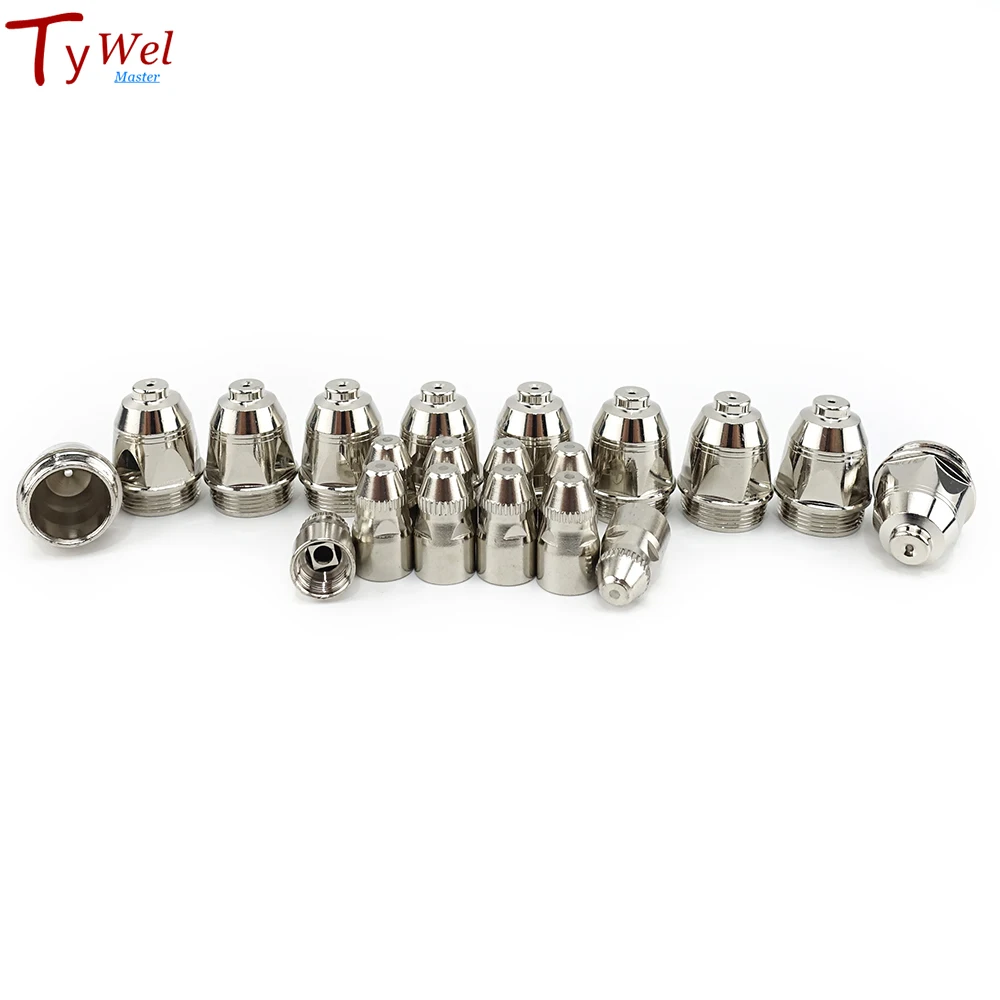 20pcs Premium P80 Plasma Cutting Torch Consumable Cutting 60A 80A 100A P80 CNC Plasma Torch Tip Electrode Nozzle