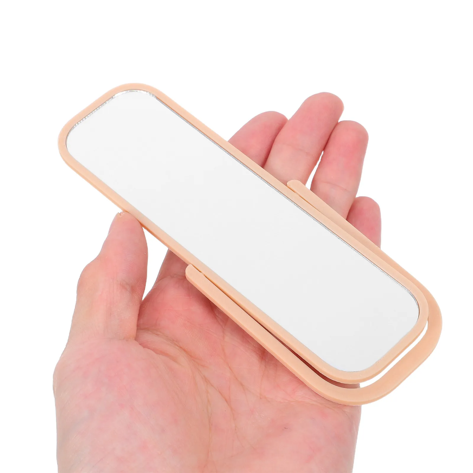 

Miniature Dollhouse Full Length Standing Mirror Vintage Design Pretend DIY Mini Mirror for Bedroom Decoration Ornate