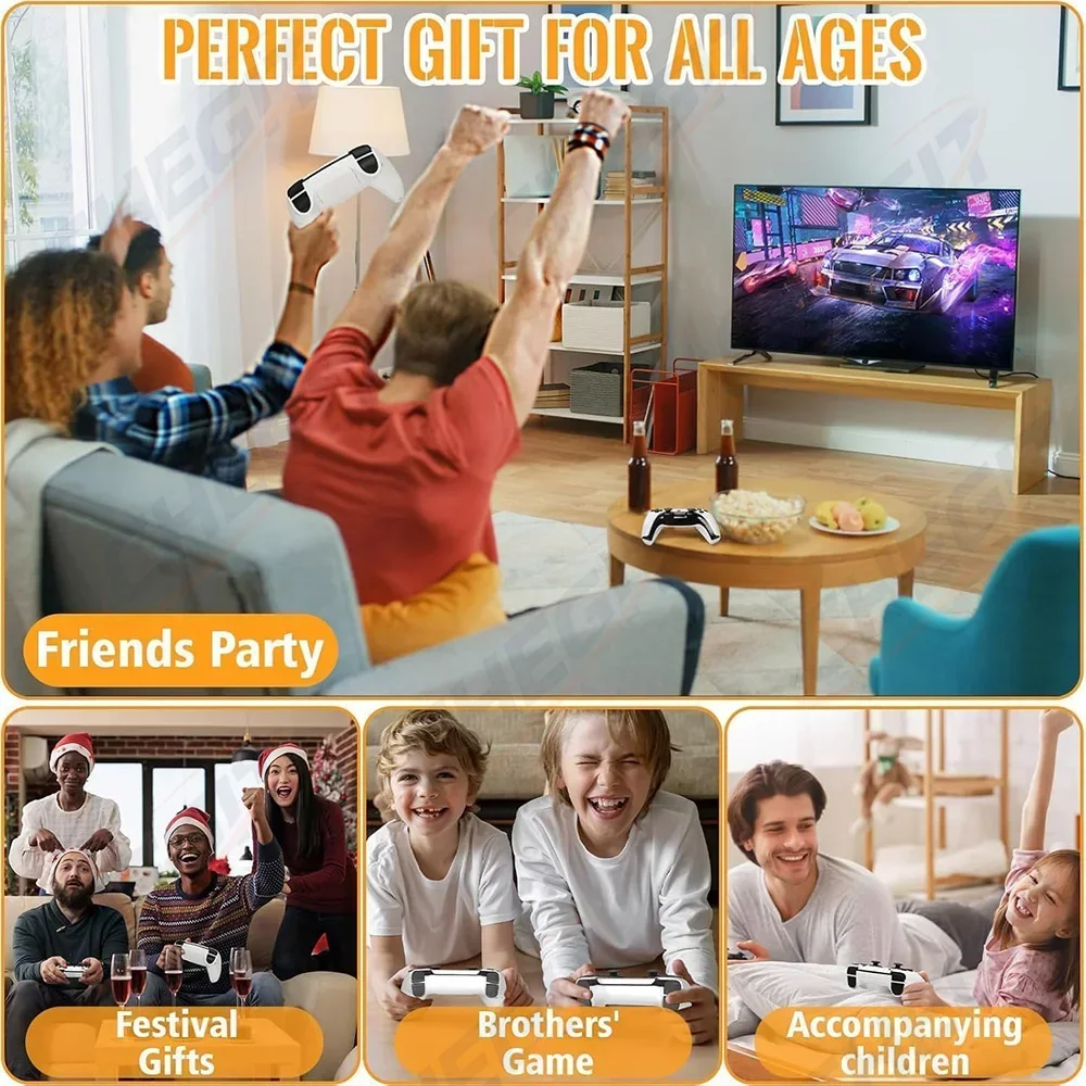 جديد 4K لعبة فيديو عصا 64G ألعاب ريترو يده لعبة فيديو وحدة التحكم ألعاب لاسلكية HD 20000 + الألعاب وحدة التحكم 27 + أجهزة المحاكاة