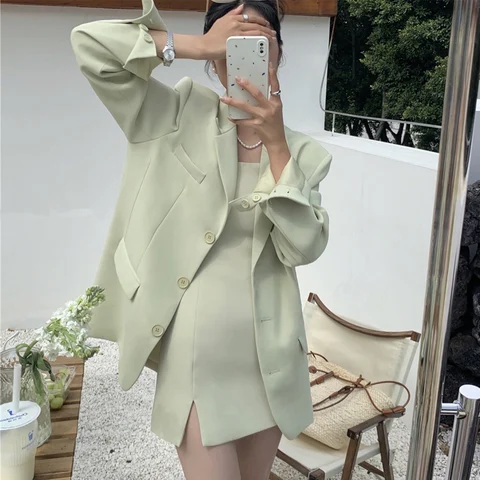 FYCOOKY Однобортный костюм blazer+платье