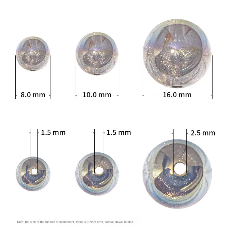 10pcs Colorful Electroplated Straight Hole Resin Scatter Beads,For Mobile Phone Charm Keychain Bracelet Jewelry DIY Accessories