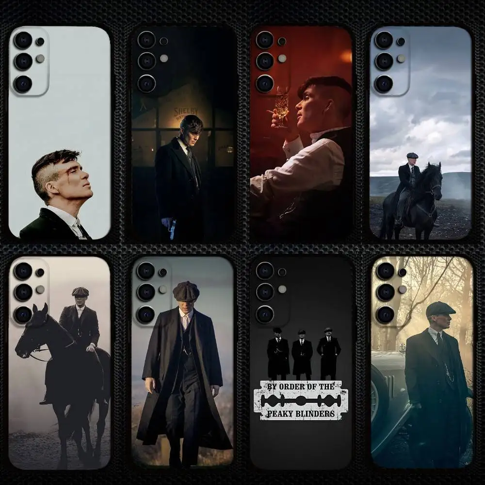 

Famous Actor T-Thomas S-Shelby Phone Case For Samsung S25,S24,S23,S22,S21,S20,Plus,Fe,Lite,Others Soft Black Cover