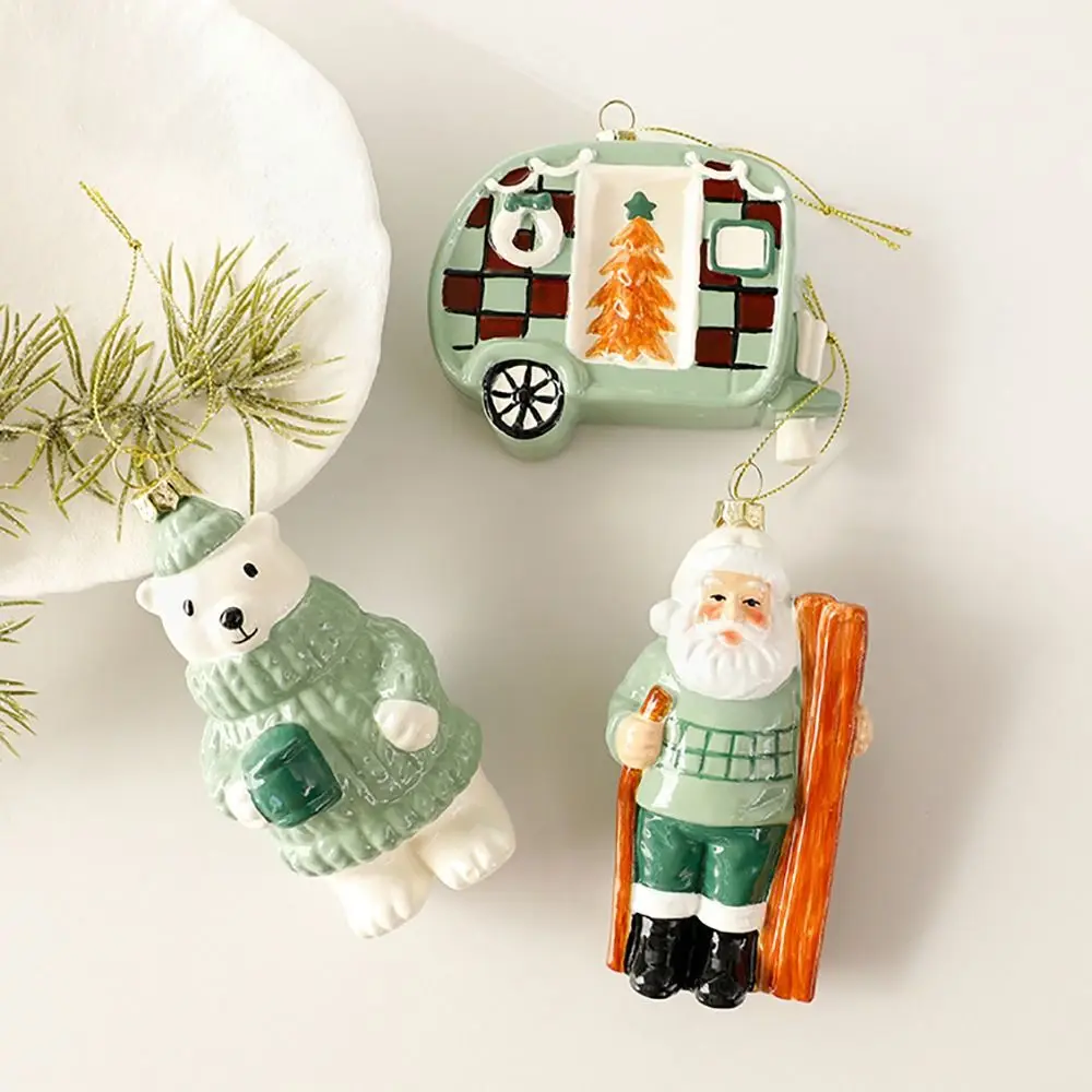 Delicate Multiple Styles Christmas Pendant Merry Christmas Reusable Xmas Tree Hanging Decoration Christmas Tree Pendant