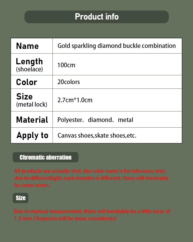 1 Paar elastische Schnürsenkel ohne Binden, mit glitzernden Diamant-Kreuzverschlüssen, Schnürsenkel-Charms, Sneaker-Schnallen für Metallschnürsenkel für Damen und Herren – Detail 7