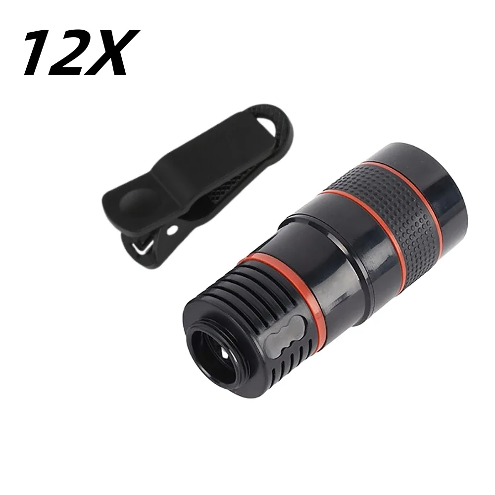 Universal Lens Clip Cell Phone Camera Telephoto Lens Monocular Telescope Phone Optical HD Lens Kit for Smartphone