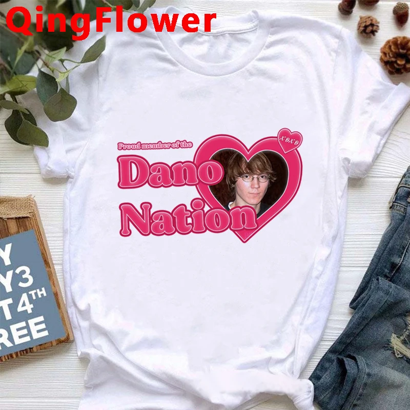 أنا القلب بول دانو الكلاسيكية تي شيرت رجالي الشارع الشهير أنيقة موضة الكرتون تي شيرت الذكور خمر Harajuku للجنسين تي شيرت #4