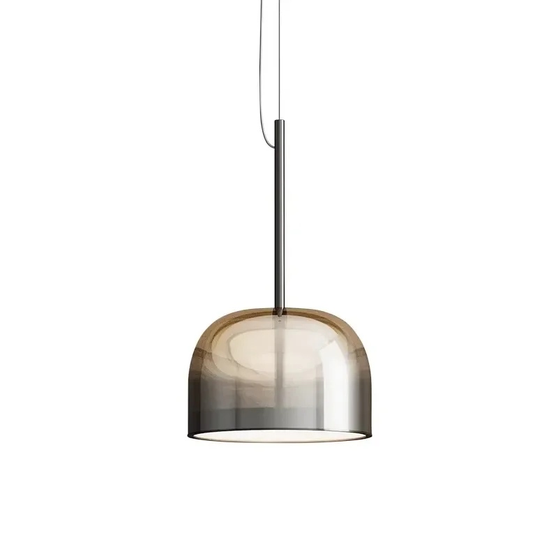 

Modern Glass Pendant Lights Smoky Hanging Lamp For Dining Room Bedroom Bar Decor Home Luminaire Suspension Lighting