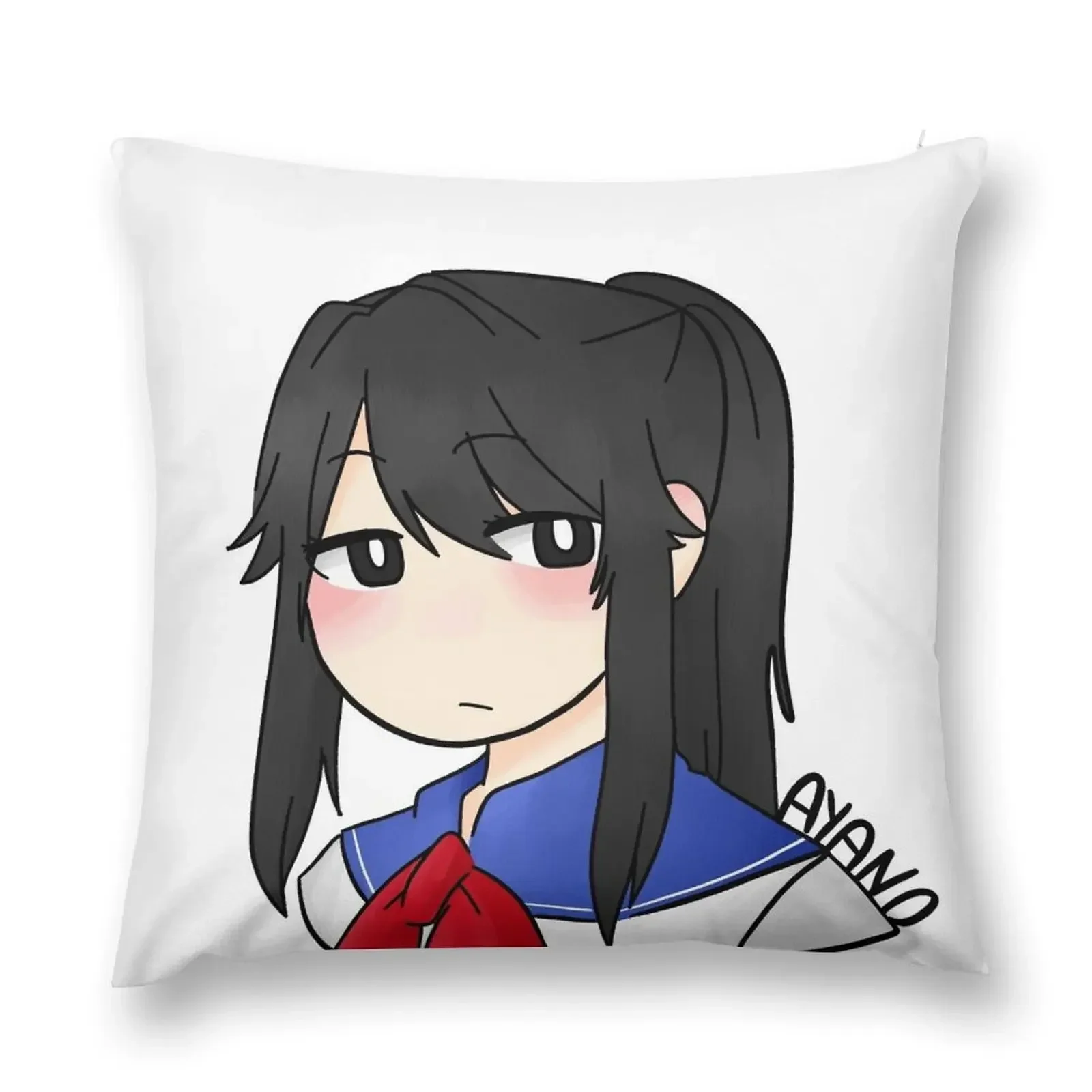 

Ayano Aishi of Yandere Simulator Throw Pillow Decorative Sofa Cushions Cushions For Decorative Sofa pillow