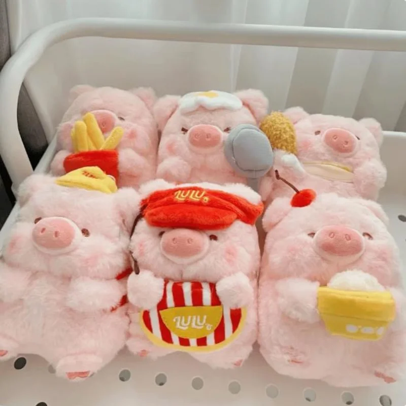 

New Genuine LULU The Pig Character Peripheral Home Delivery Series Blind Box Plush Doll Pendant Toy Model Birthday Gift