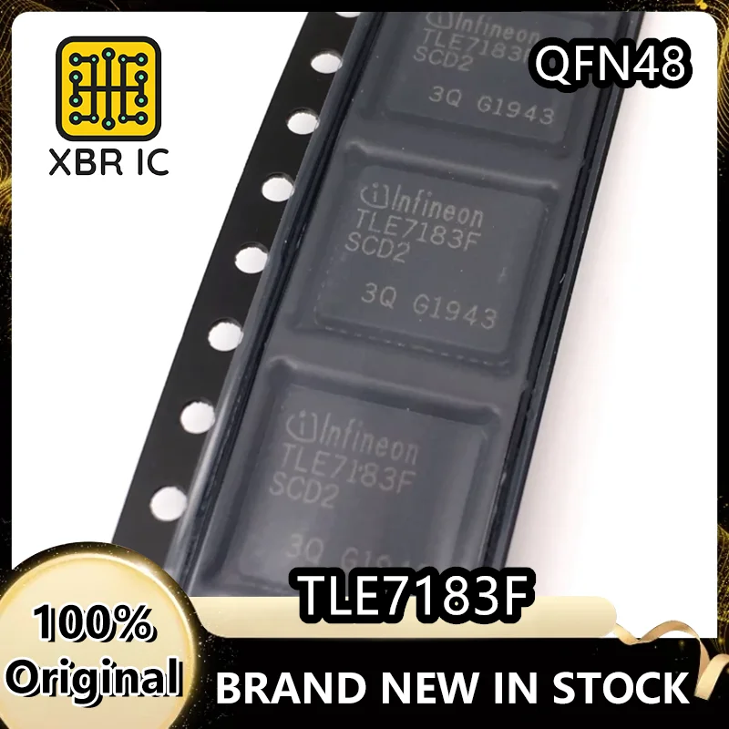 

(4/10 pieces) TLE7183F TLE7183 QFN48 automotive electronic valve fault vulnerable repair chip original spot fast delivery