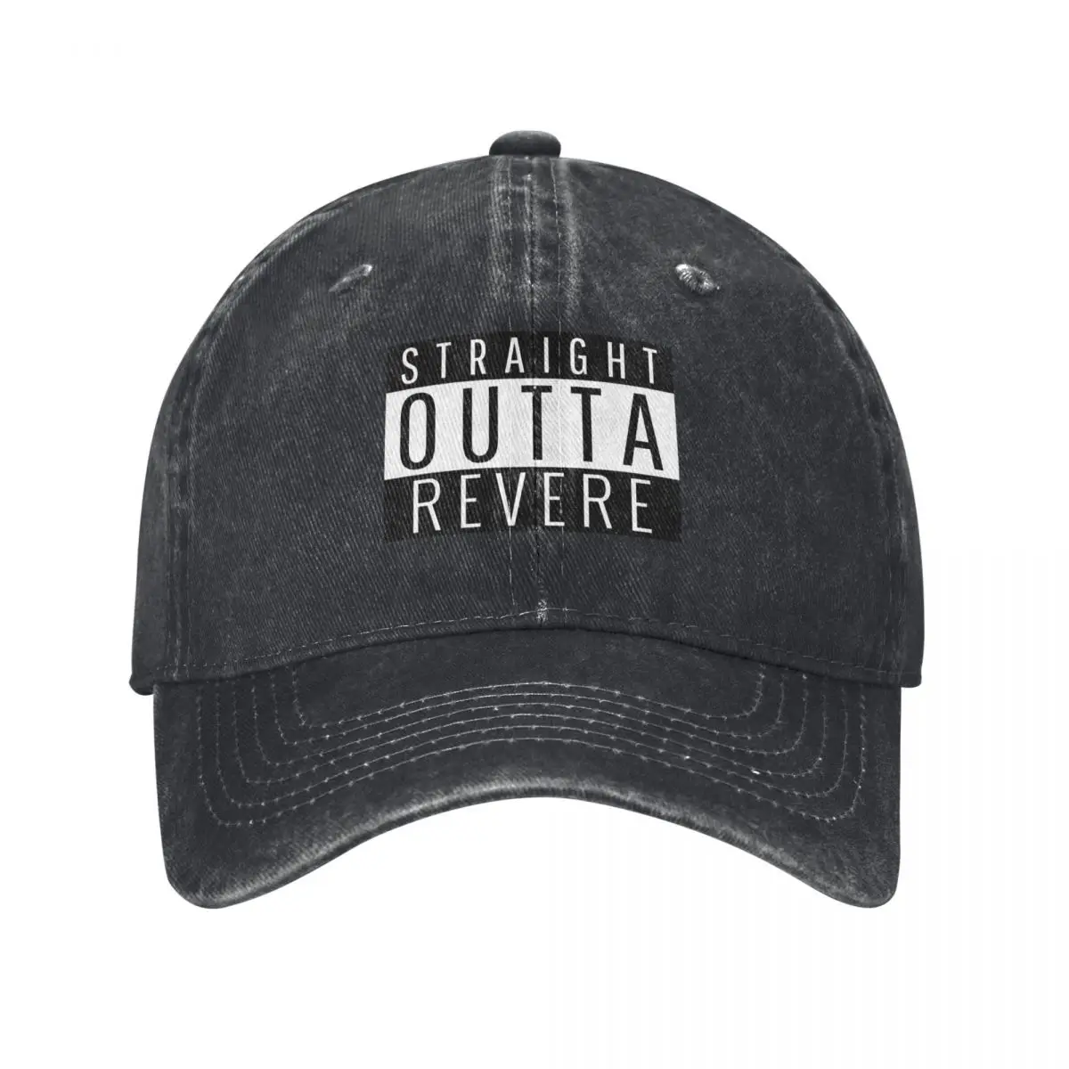 Straight Outta Revere Massachusetts Baseball Cap Horse Hat Hat Beach tea Hat Luxury Brand Men Caps Women's