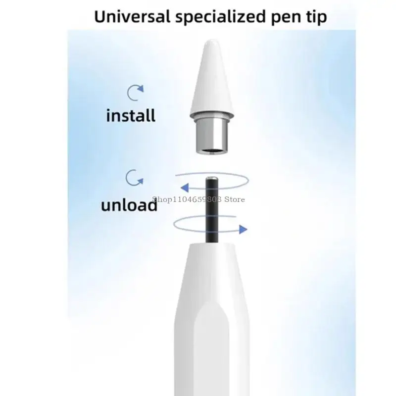 2Pcs Upgraded Pen Tip Digital Pencil Needle Pencil Tip for Pencil 1st/2nd