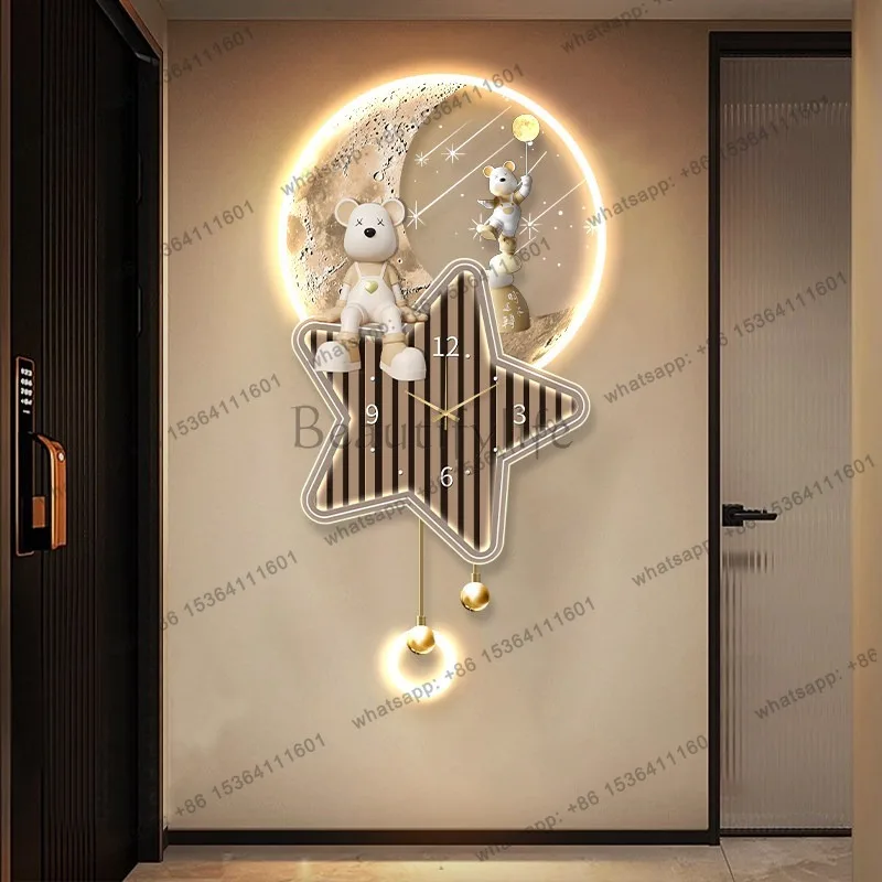 Best Sellers Digital Living Room Modern Wall Watch Cartoon Fashion Quartz Nordic Wall Watch Simple Cuterelogio De Parede Room De